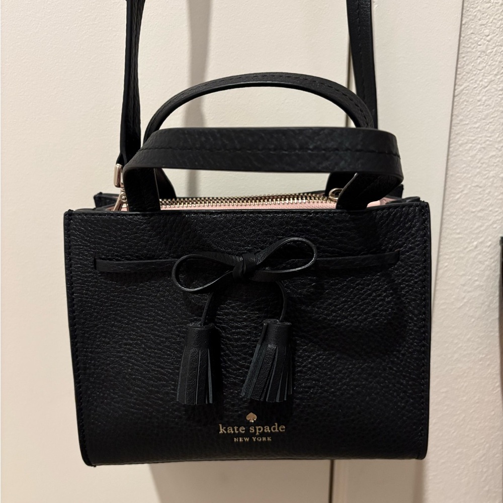 Kate Spade Black Leather Crossbody Bag